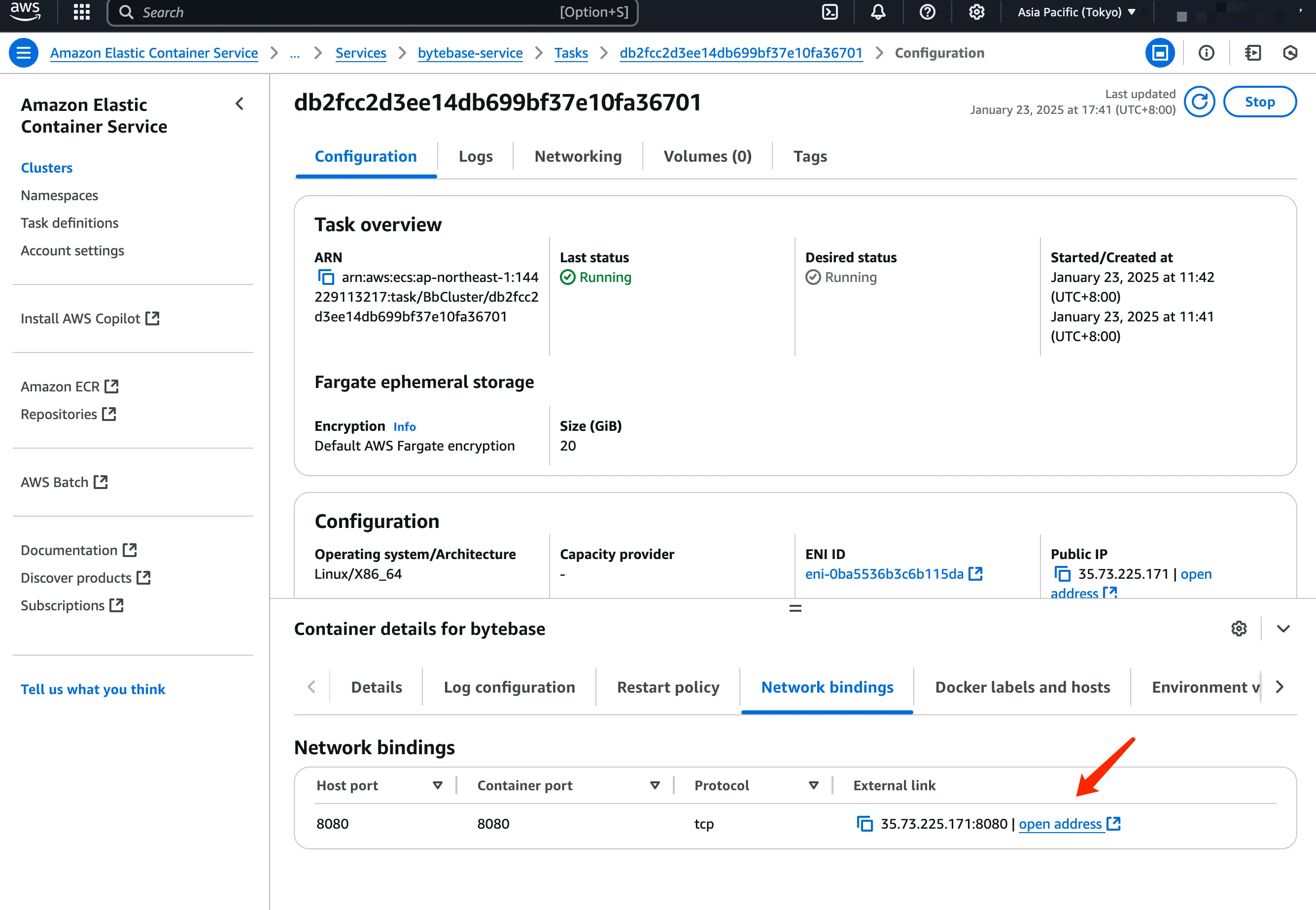 aws-task-network-bindings