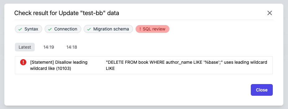 schema-review-query-where-no-leading-wildcard-like