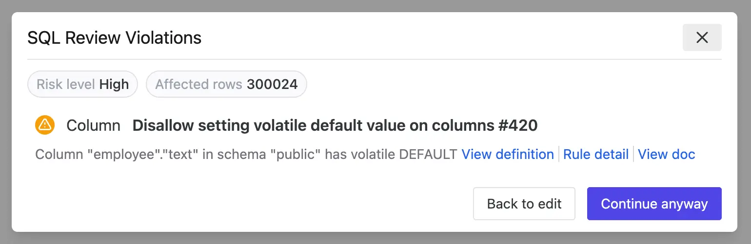 sql-review-column-default-disallow-volatile